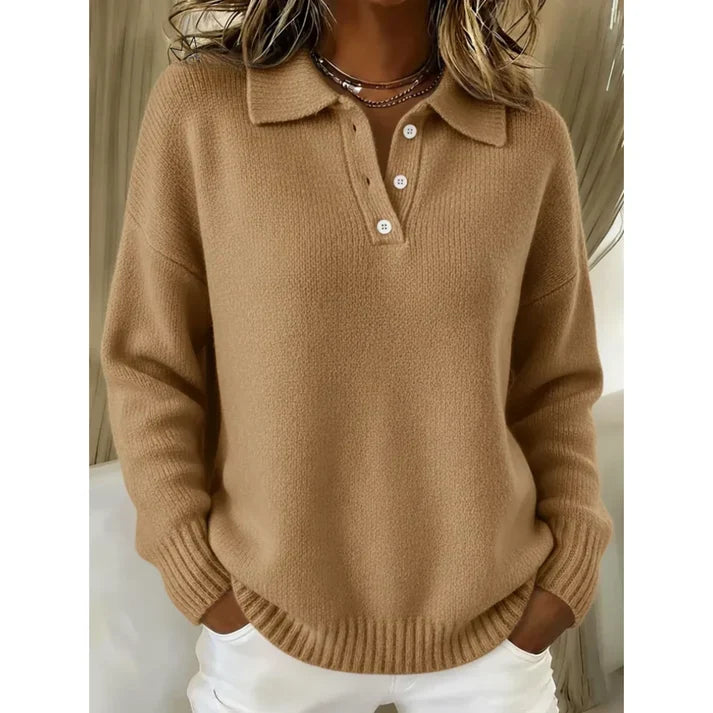 Rosangela | Jersey tipo polo suave