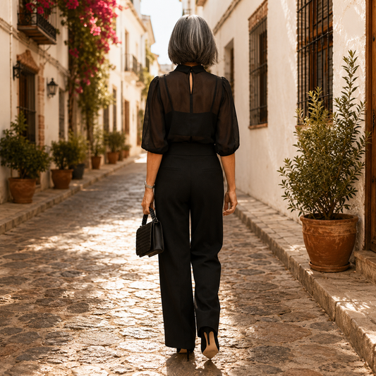 Celeste | Conjunto chic parisino