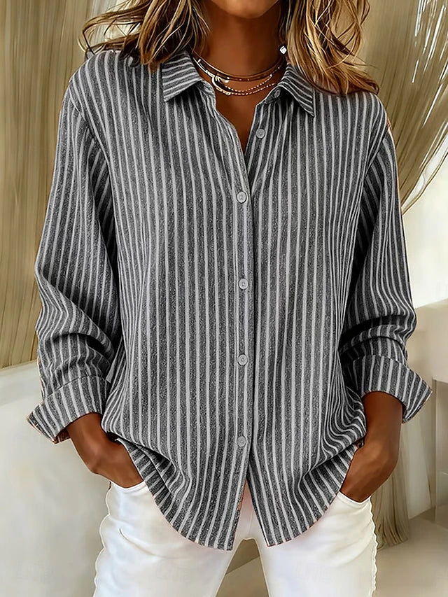 Loredana | Camisa rayas con botones