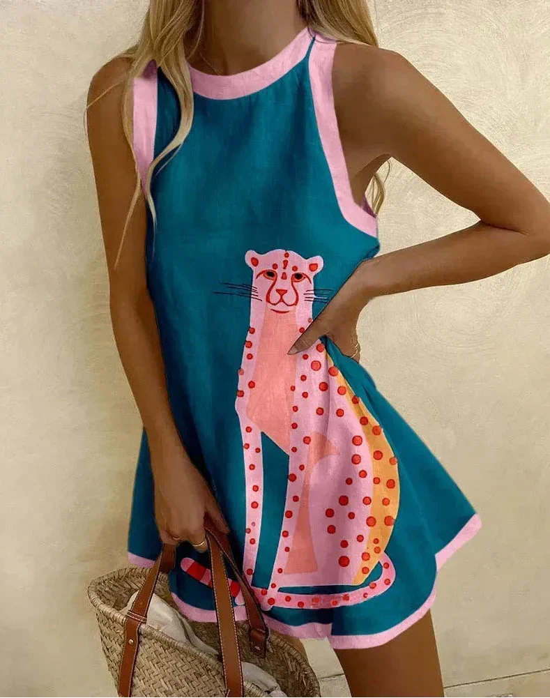 Maya | Minivestido con estampado bohemio
