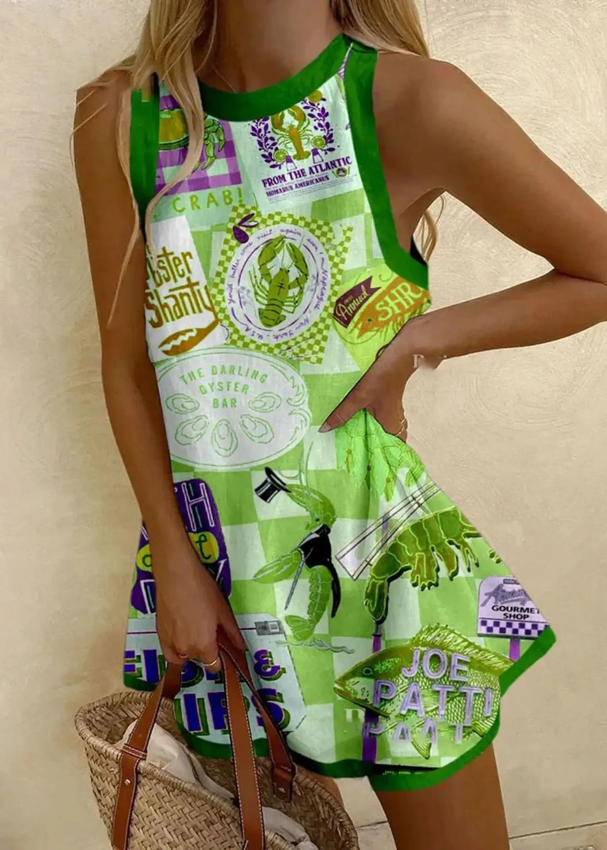 Imani | Minivestido estampado bohemio