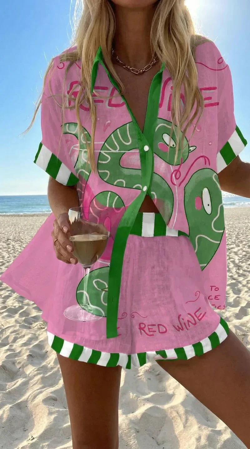 Rosa | Conjunto coordinado de verano