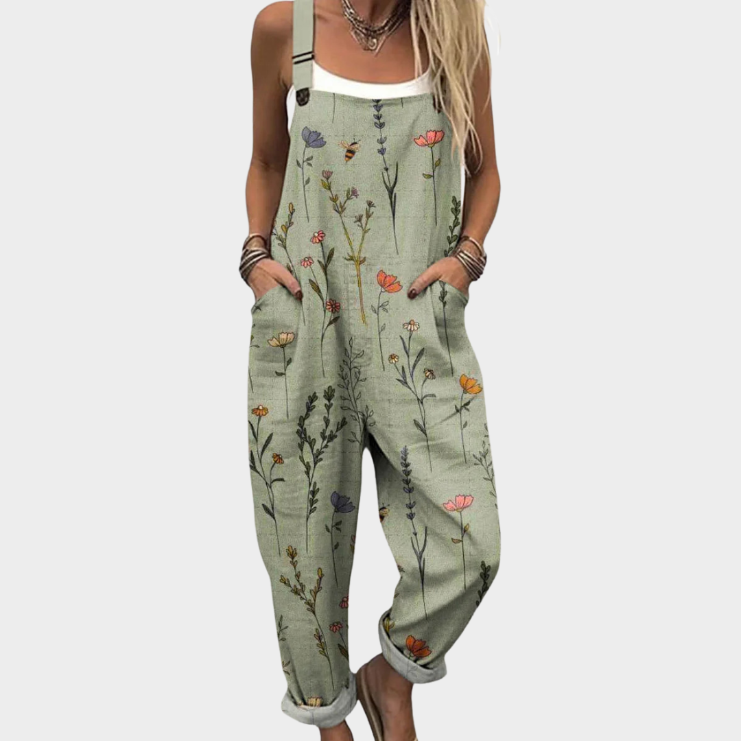 Rosalia | Peto verde estampado