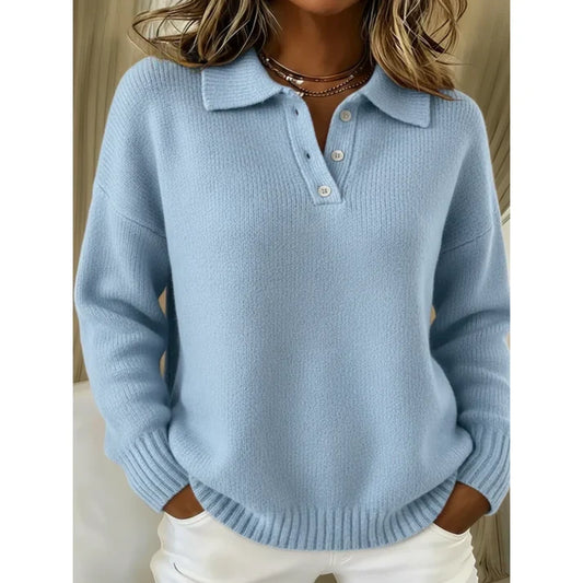 Rosangela | Jersey tipo polo suave