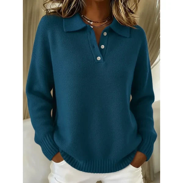Rosangela | Jersey tipo polo suave