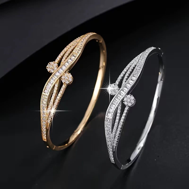 Olivia | Pulsera con detalles de circonitas