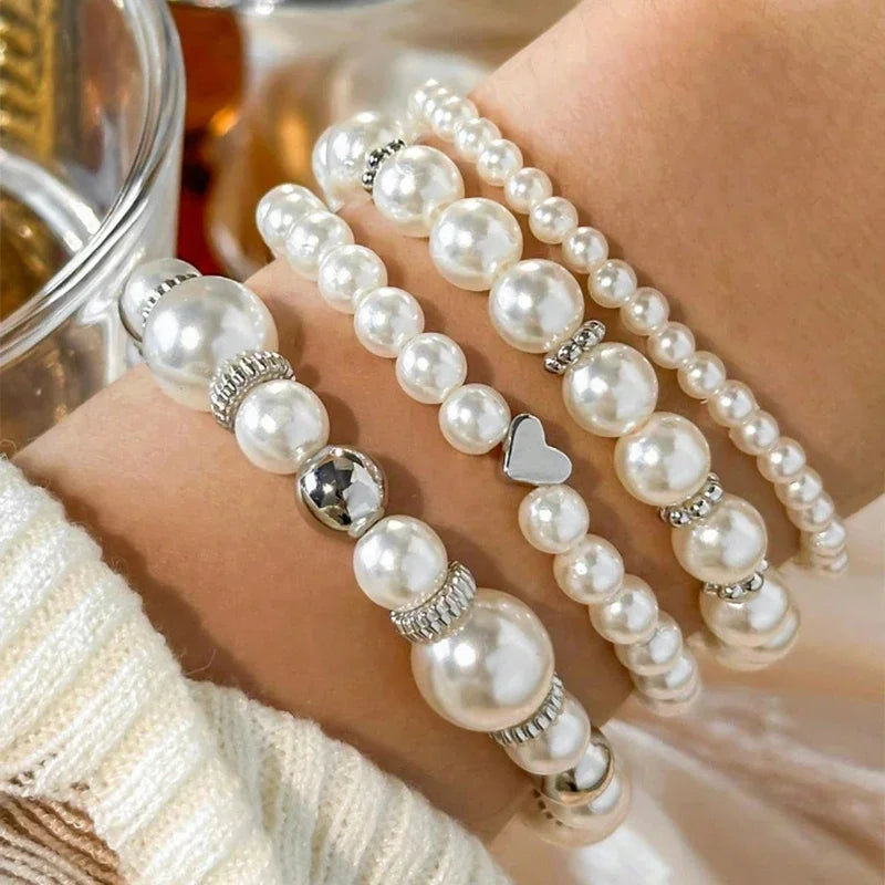 Consolata | Conjunto de pulseras de perlas