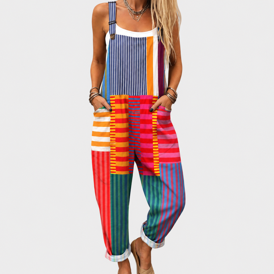Nieves | Peto multicolor estampado