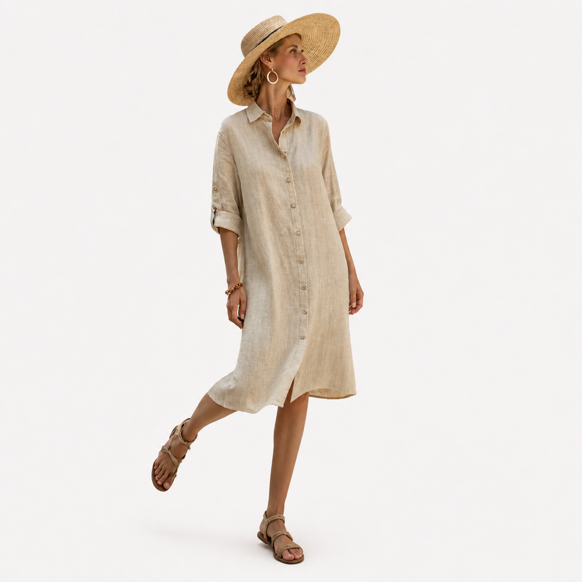 Delia | Vestido camisero