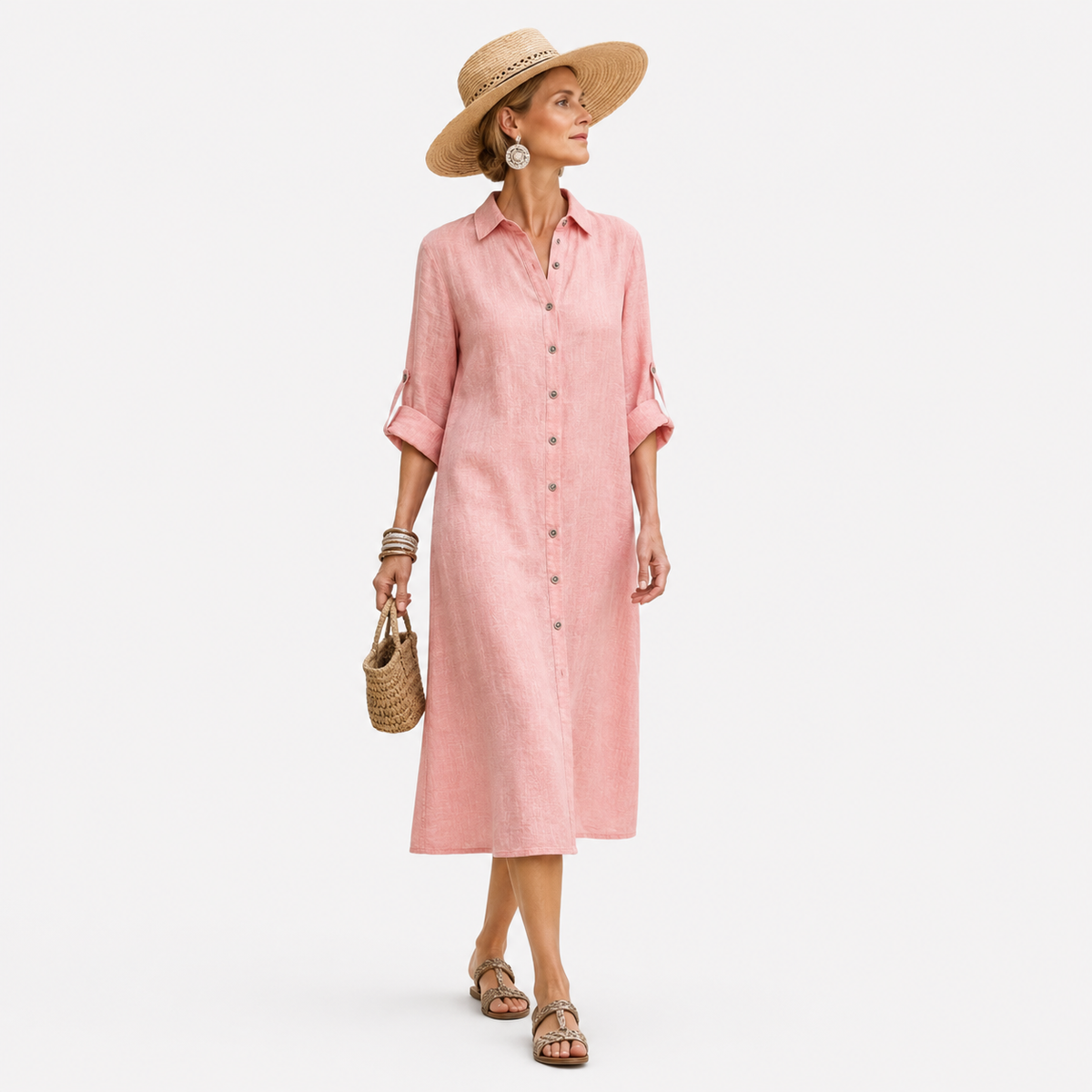 Nadia | Vestido camisero