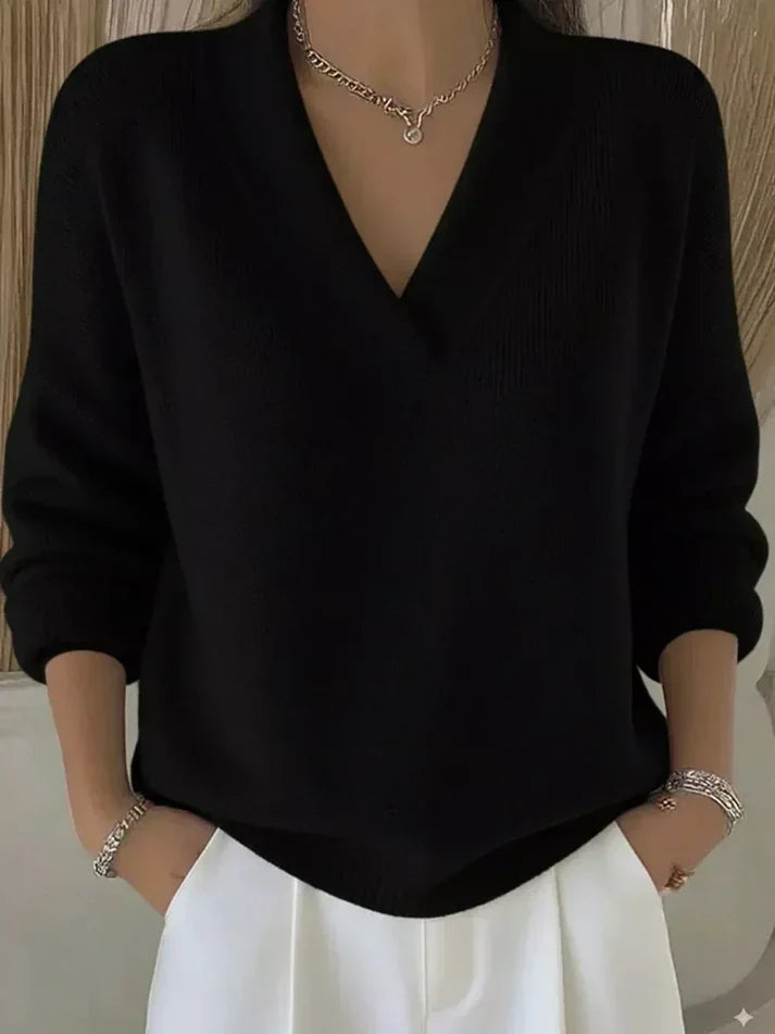 Modesta | Jersey suelto con cuello en v