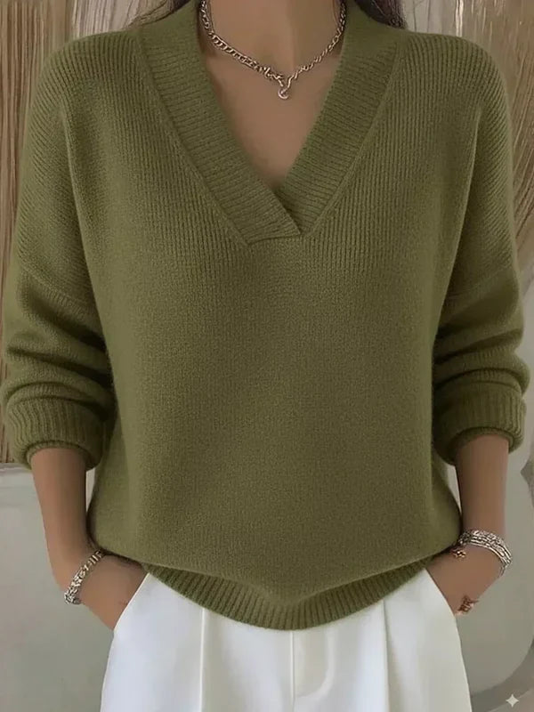 Modesta | Jersey suelto con cuello en v