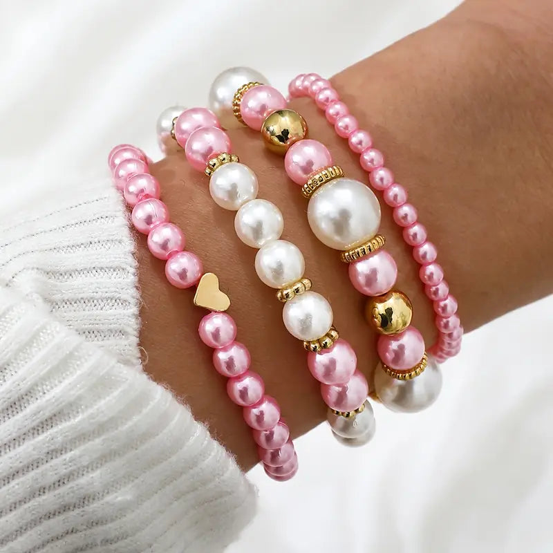 Consolata | Conjunto de pulseras de perlas