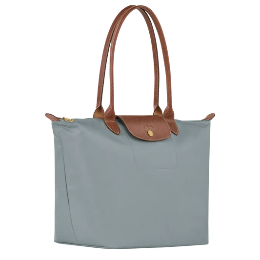 Bolso amplio en gris acero