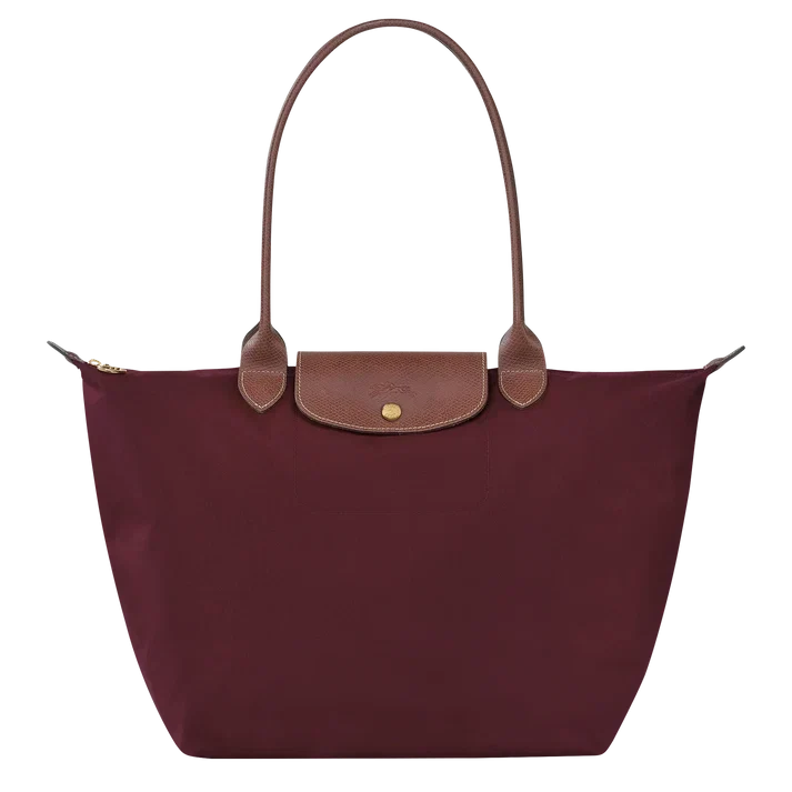 Bolso amplio en burdeos
