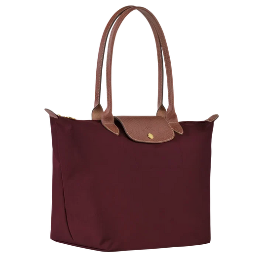 Bolso amplio en burdeos