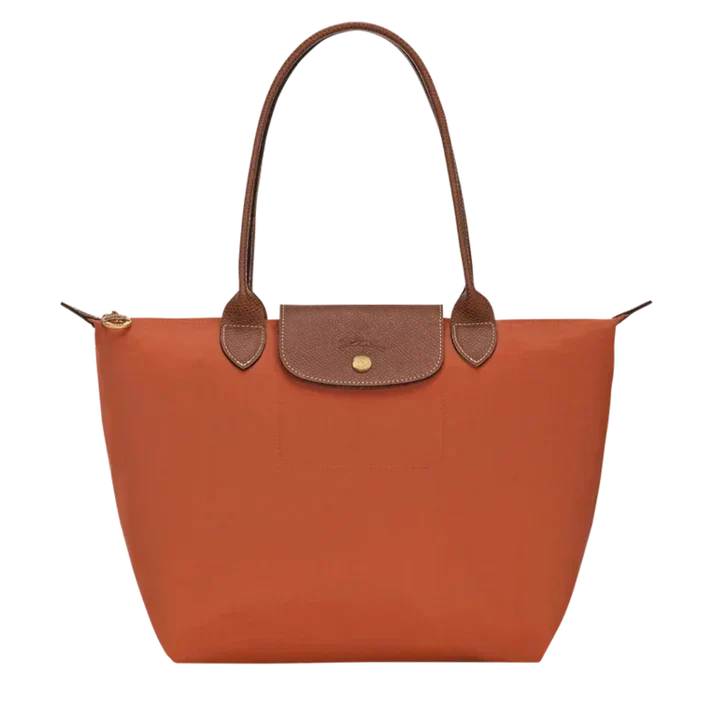 Bolso amplio en rojo teja