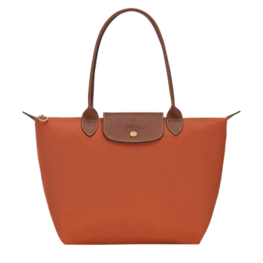 Bolso amplio en rojo teja