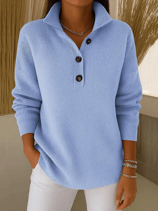 Domenica | Jersey tipo polo con cuello en v