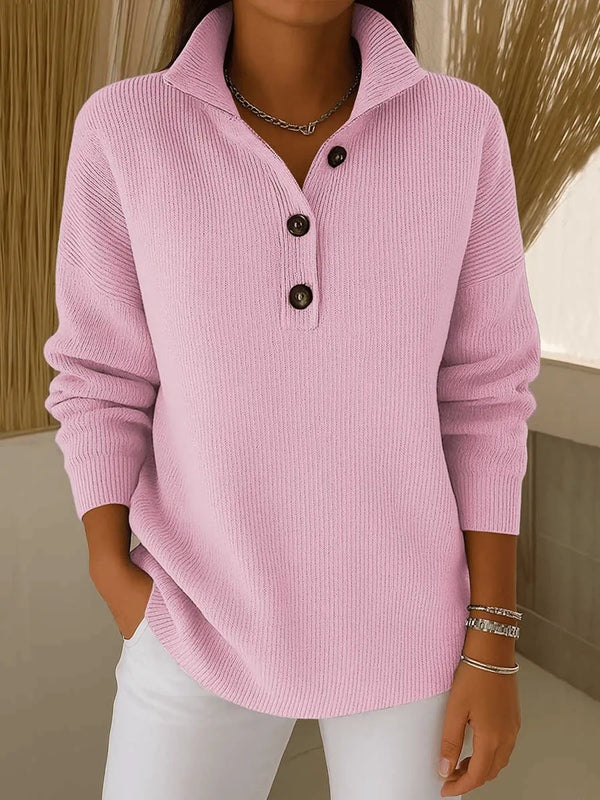 Domenica | Jersey tipo polo con cuello en v