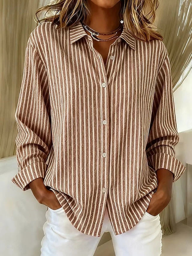 Loredana | Camisa rayas con botones