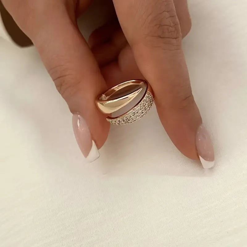 Maddalena | Anillo con piedras brillantes