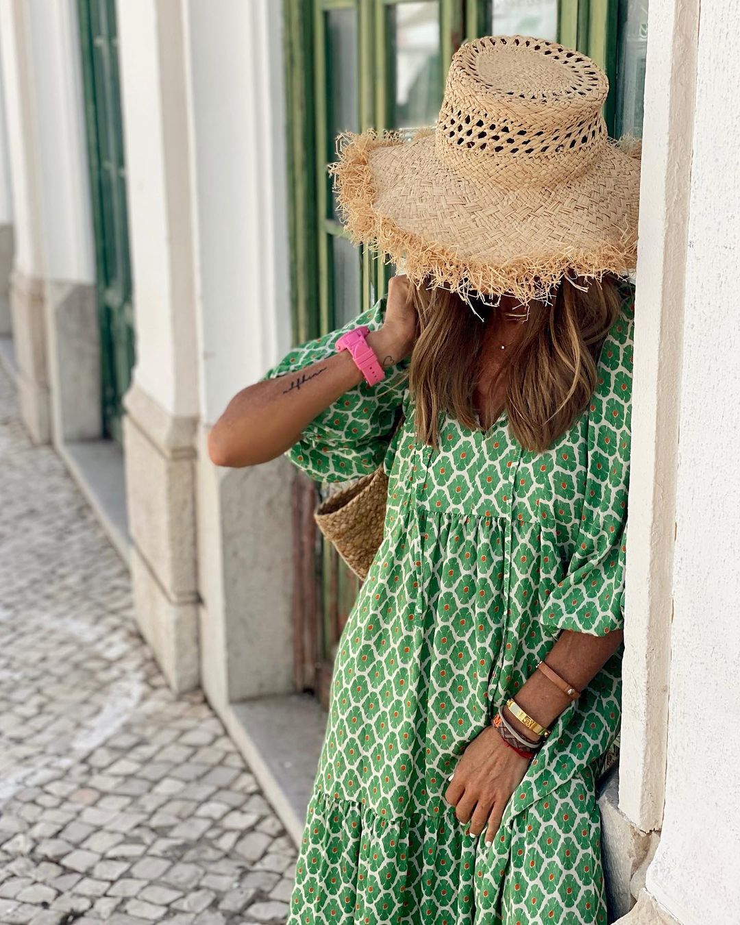 Ausonia | Vestido bohemio con escote en pico