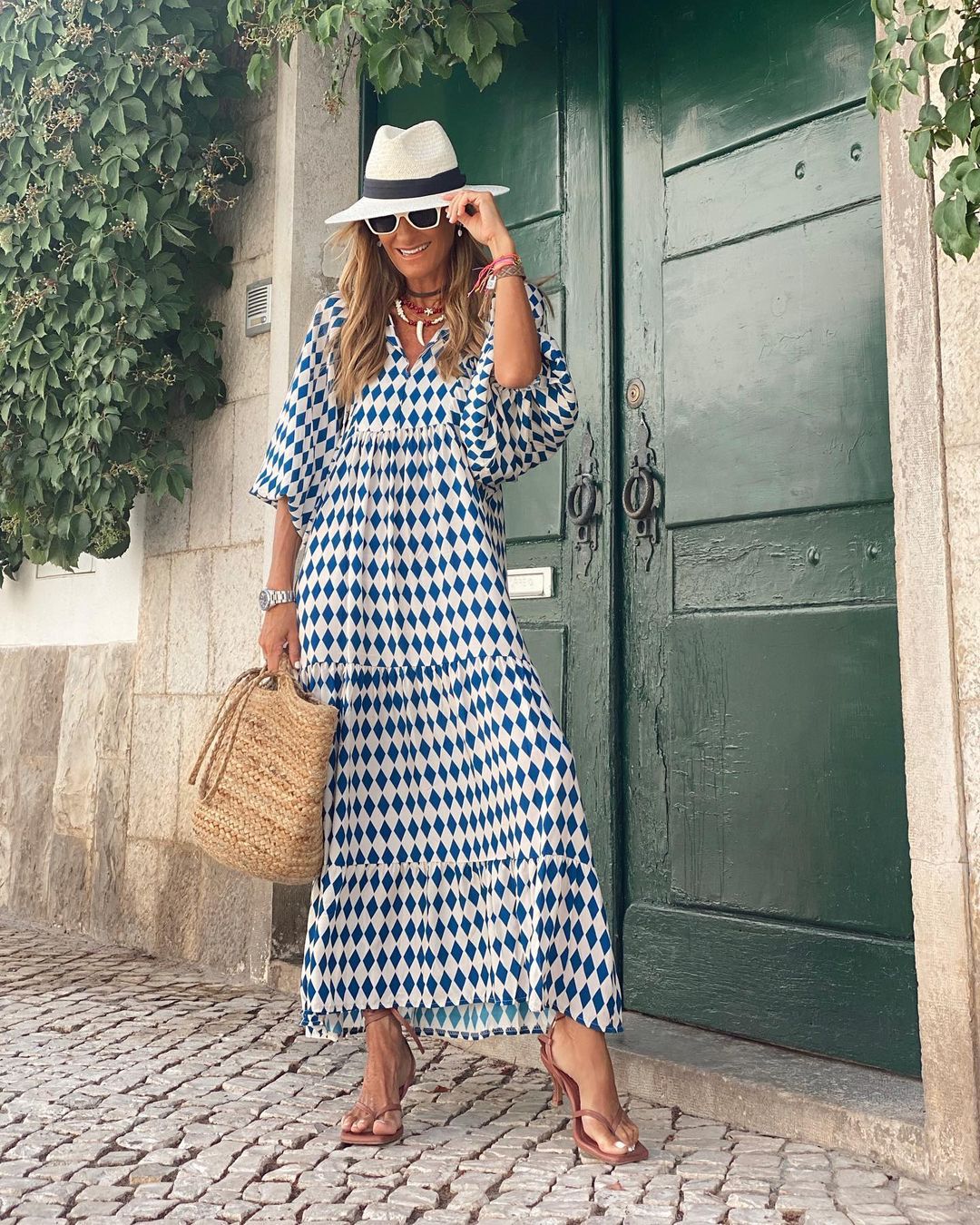 Ausonia | Vestido bohemio con escote en pico