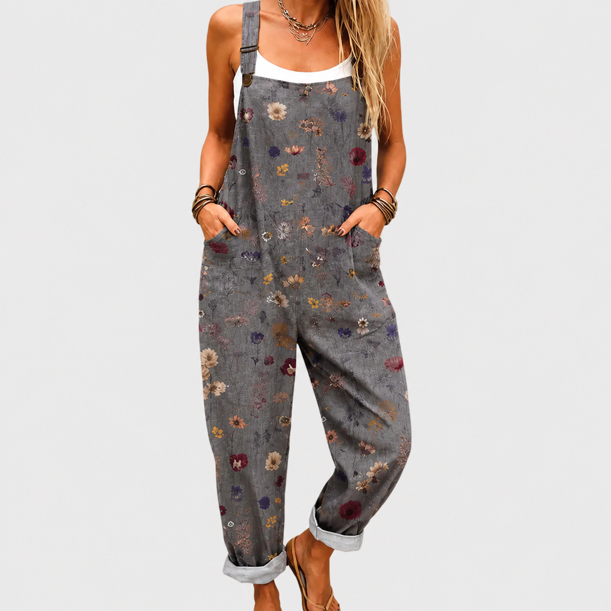Valeria | Peto gris estampado