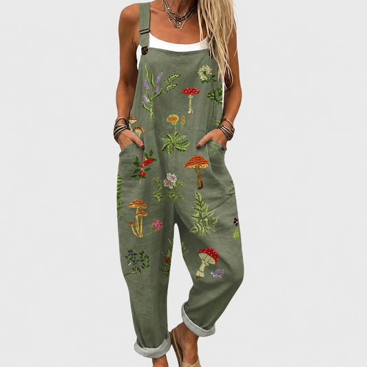 Nuria | Peto verde estampado