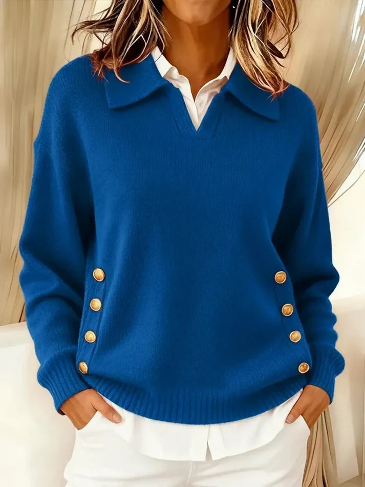 Antonietta | Jersey con cuello polo y botones