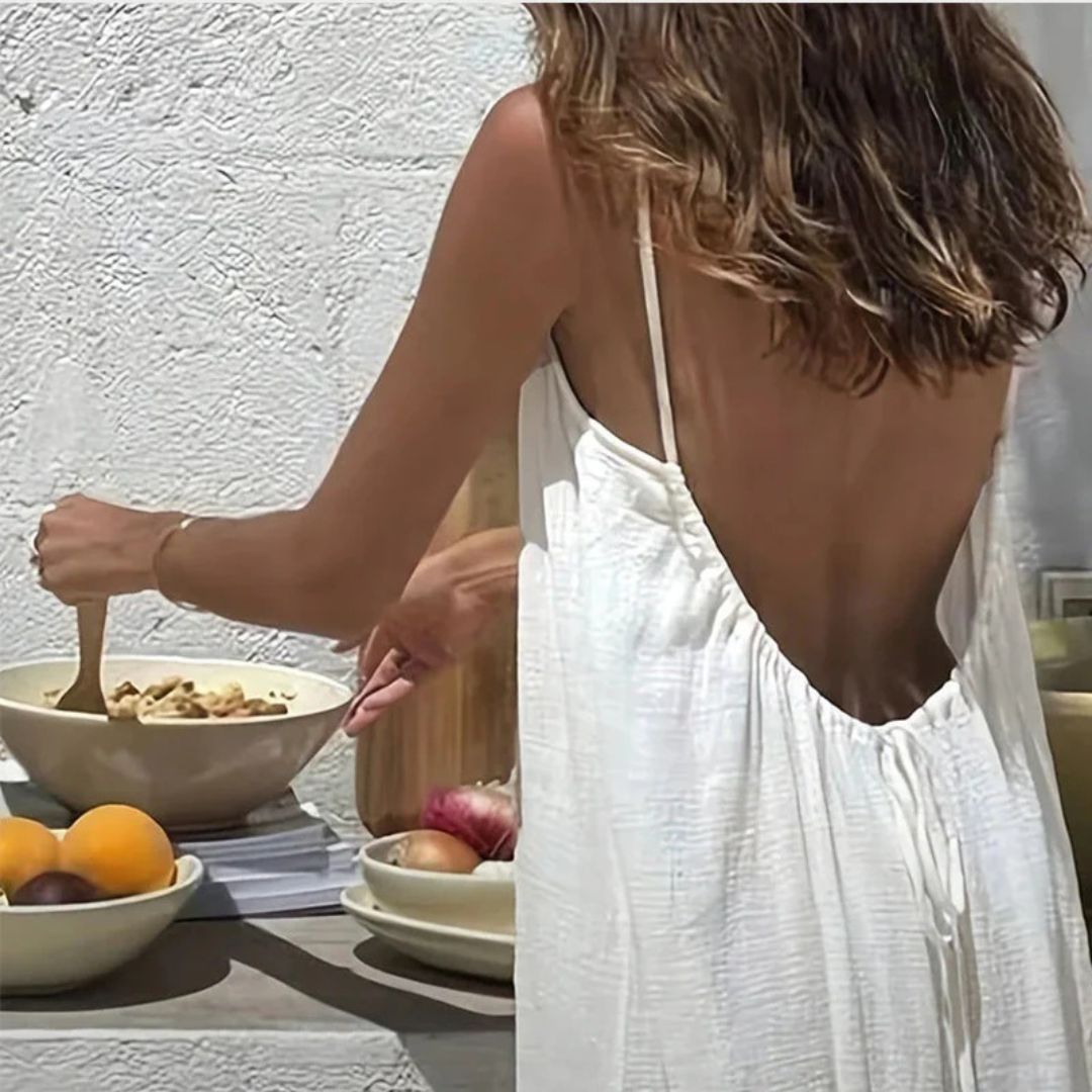 Carezza | Vestido con espalda ajustable