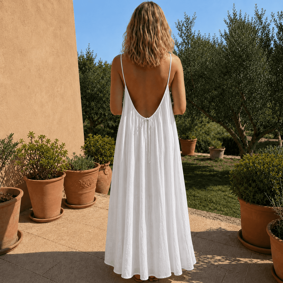 Carezza | Vestido con espalda ajustable