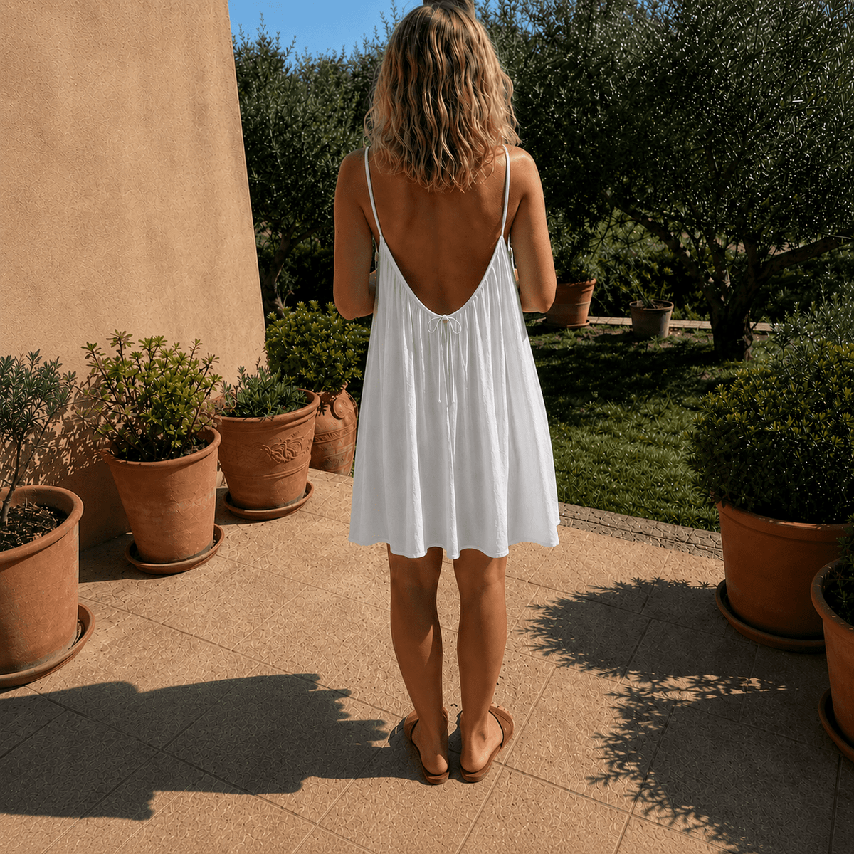 Carezza | Vestido con espalda ajustable