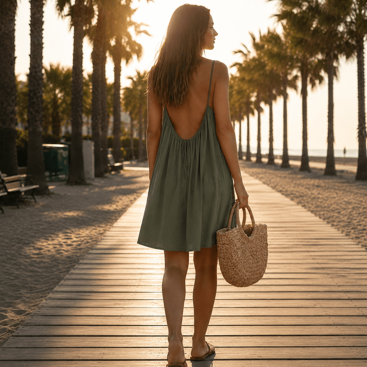 Carezza | Vestido con espalda ajustable