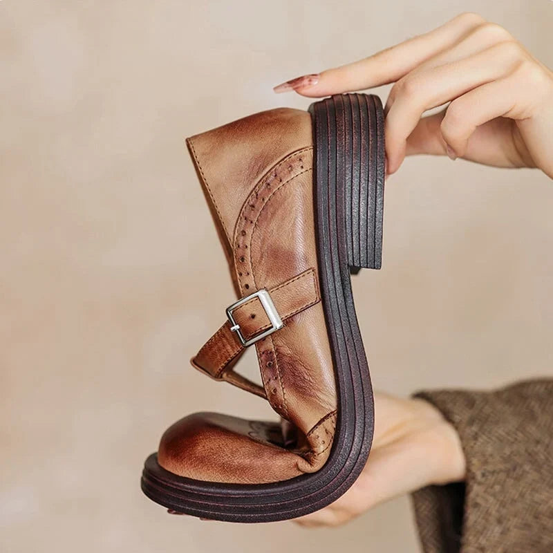 Verda | Zapato de cuero elegante