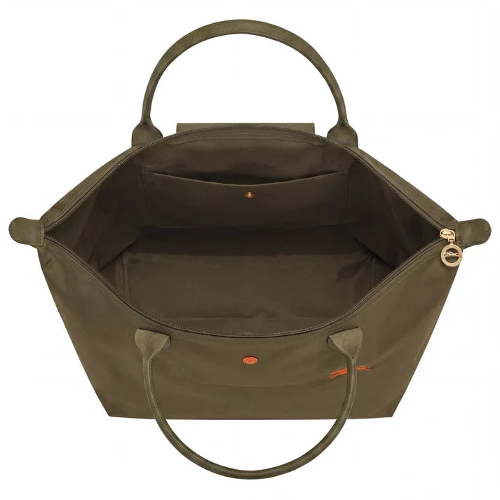 Bolso amplio en verde caqui