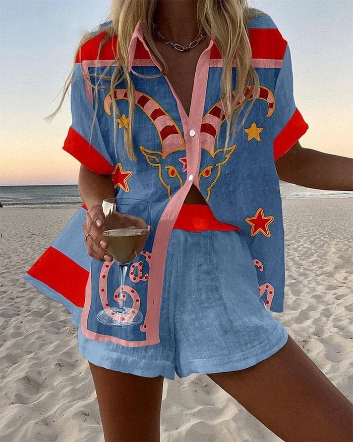 Celeste | Conjunto coordinado de verano